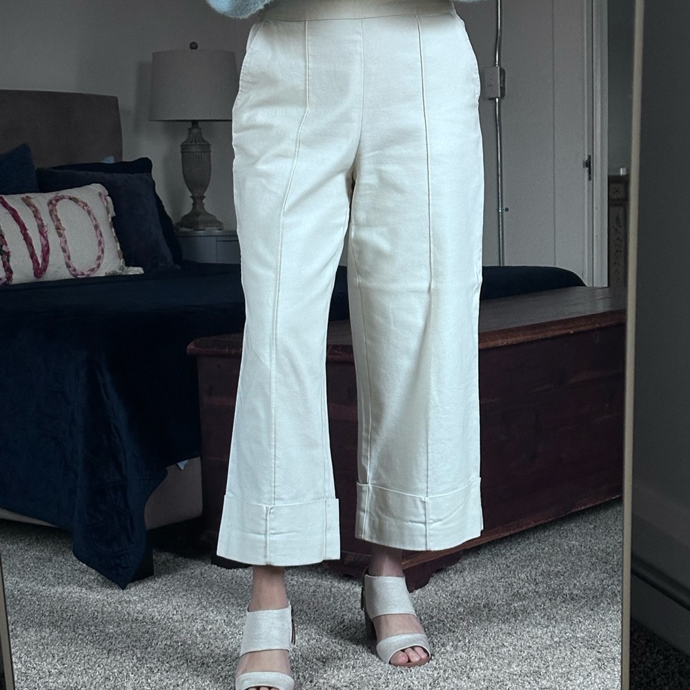 Rachel Comey Cream Wide Leg Pants